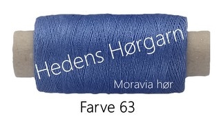 Moravia Hør 40/2 farve 63 Blå